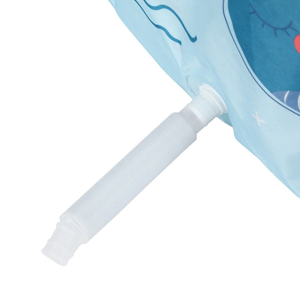 Weisshorn Foldable Bathtub Pvc Spa Bucket Inflatable Cushion 132X65cm Blue Baths