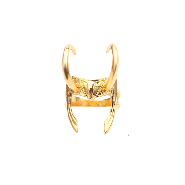 Simple Design Rocky Ring Irregular Gold Fang Statement Finger Rings