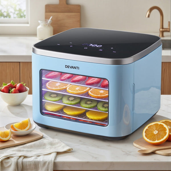 Devanti 5 Trays Food Dehydrator Mini Fruit Dryer 500W Dehydrators
