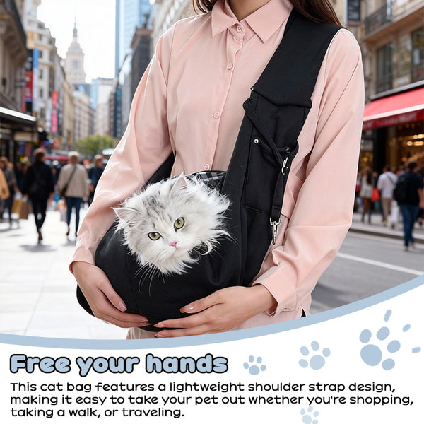 Pet Carrier Bag For Small Dogs & Cats Up To 7.5Kg Lightweight Shoulder Travel Hiking And Outdoor Use Pet Transport