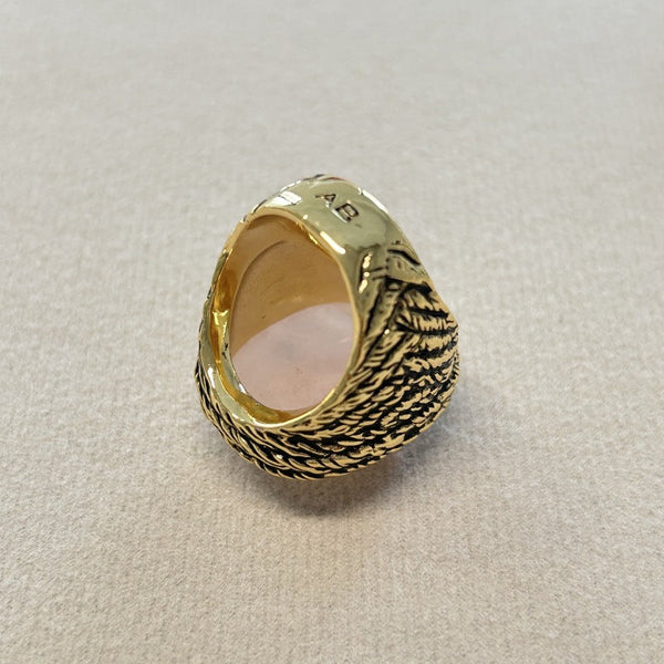Veile Studios The Natural Stone Ring With Modern High End Design Crafted From Copper Rings