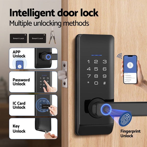 Ul Tech Fingerprint Door Lock Smart Home System Smart Door Locks