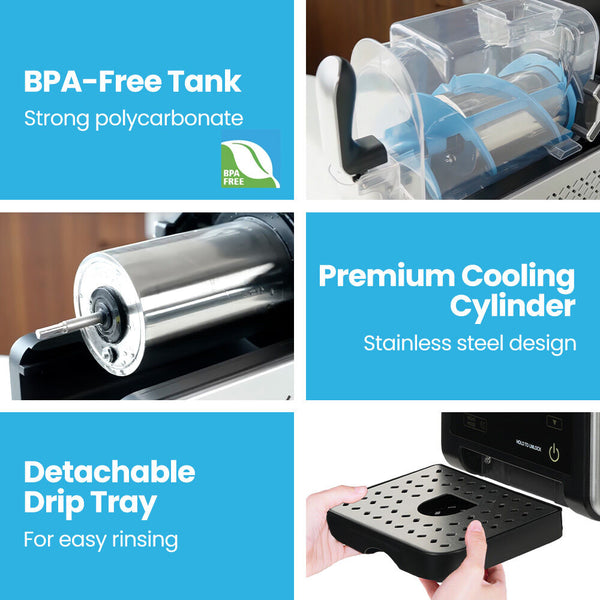 Polycool 3L Slushie Frozen Drink Maker Home Machine Fast Chilling Easy Digital Controls Slushie Makers