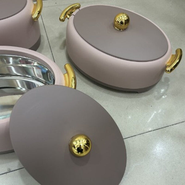 Food Warmer Container Egg Shaped High Footed Insulated Box 2L 2.5L 3L Countertop Food Warmers