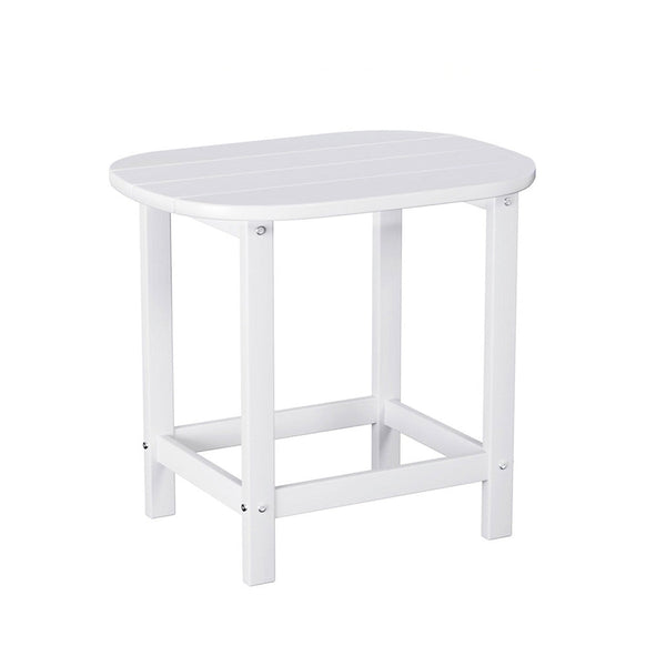 Gardeon Outdoor Coffee Side Table Hdpe Desk Patio Furniture Camping Garden White Coffee Tables