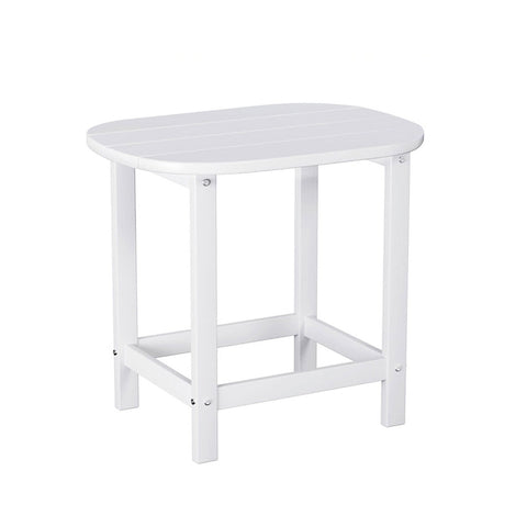 Gardeon Outdoor Coffee Side Table Hdpe Desk Patio Furniture Camping Garden White Coffee Tables