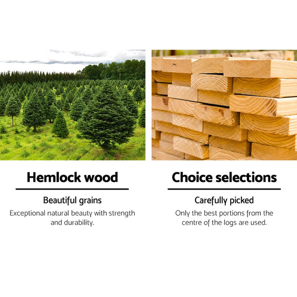 Gardeon 5Pc Adirondack Outdoor Table And Chairs Wooden Sun Lounge Patio Furniture White Outdoor Dining Sets