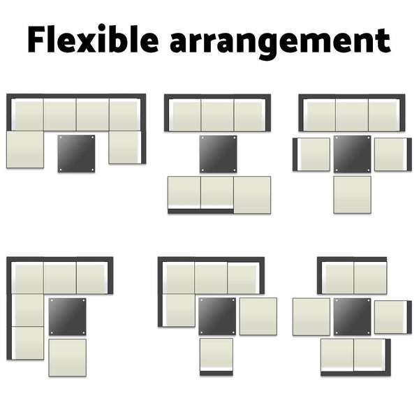 Gardeon 7 Piece Outdoor Sofa Set Wicker Couch Lounge Setting 6 Seater Patio Furniture Sets