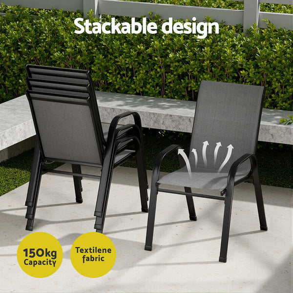 Gardeon Outdoor Dining Set Table And Chairs Patio Garden Furniture Bistro Set Outdoor Dining Sets