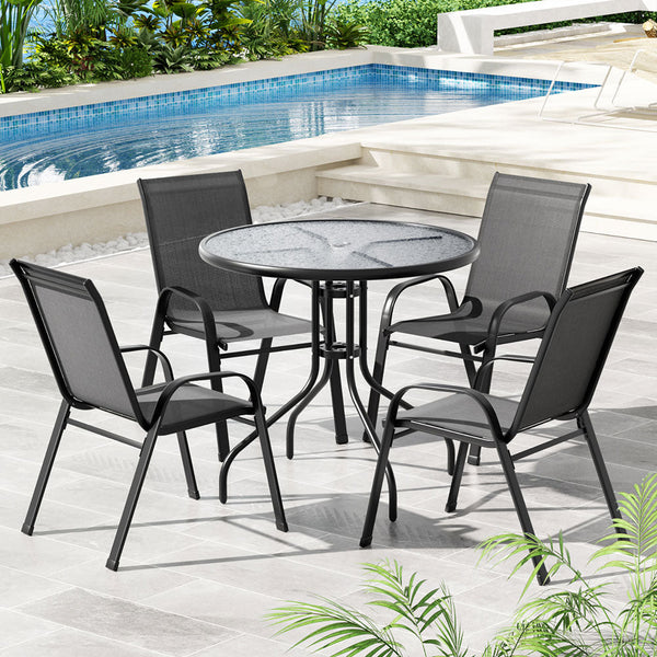 Gardeon Outdoor Dining Set Table And Chairs Patio Garden Furniture Bistro Set Outdoor Dining Sets