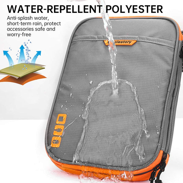 Travel Essential Cable Organizer Bag: A Compact Storage Solution For Charging Cords Chargers And Accessories. Cable Ties & Organisers