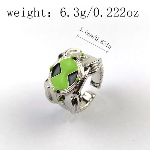 Omnitrix Ring Ben Cosplay Metal European And American Style Rings