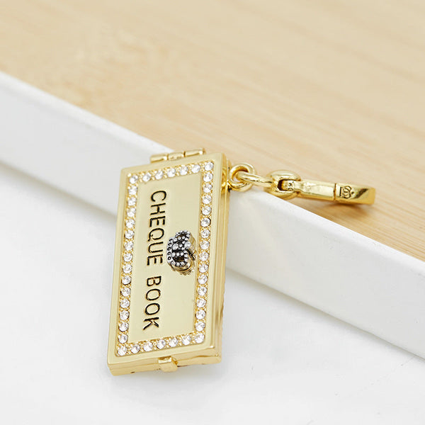Crown Square Openable Enamel Letter Smiling Face Necklaces & Pendants