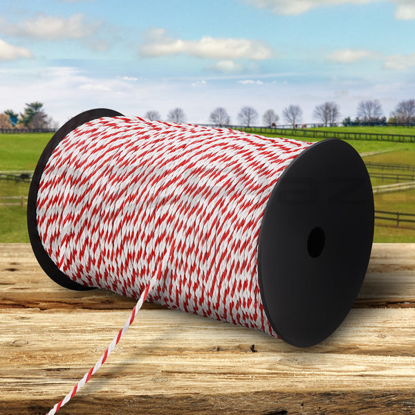 Giantz Electric Fence Poly Rope 500M Electric Fencing