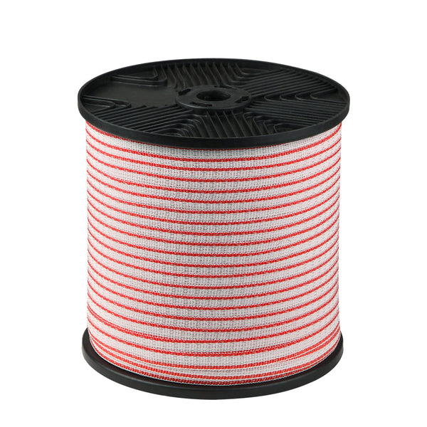 Giantz Electric Fence Poly Tape 400M Insulator Electric Fencing