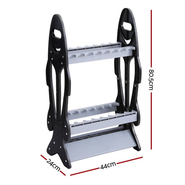 Seamanship Fishing Rod Holder 16 Storage Rack Pole Stand Garage Organizer Holds Rod Rests & Holders