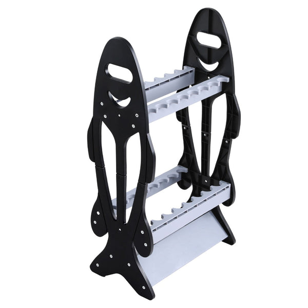 Seamanship Fishing Rod Holder 16 Storage Rack Pole Stand Garage Organizer Holds Rod Rests & Holders