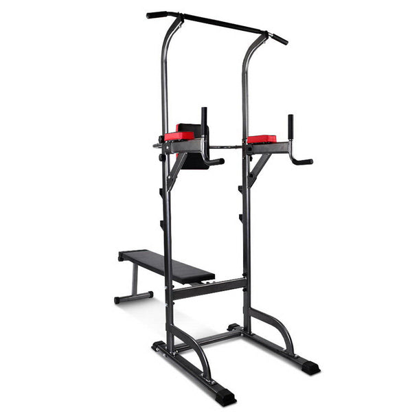 Everfit Weight Bench Chin Up Bar Press Home Gym 380Kg Capacity Home Gyms