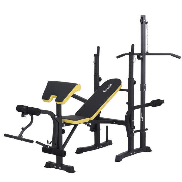 Everfit Weight Bench 14In1 Press Multi Station Fitness Home Gym Equipment Home Gyms