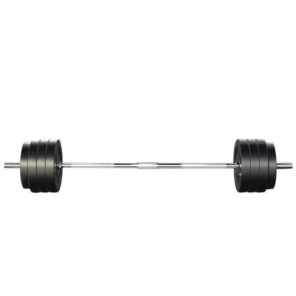 Everfit Barbell Set 78Kg Weight Plates Strength Training Sports Fitness Equipment Barbells & Attachments