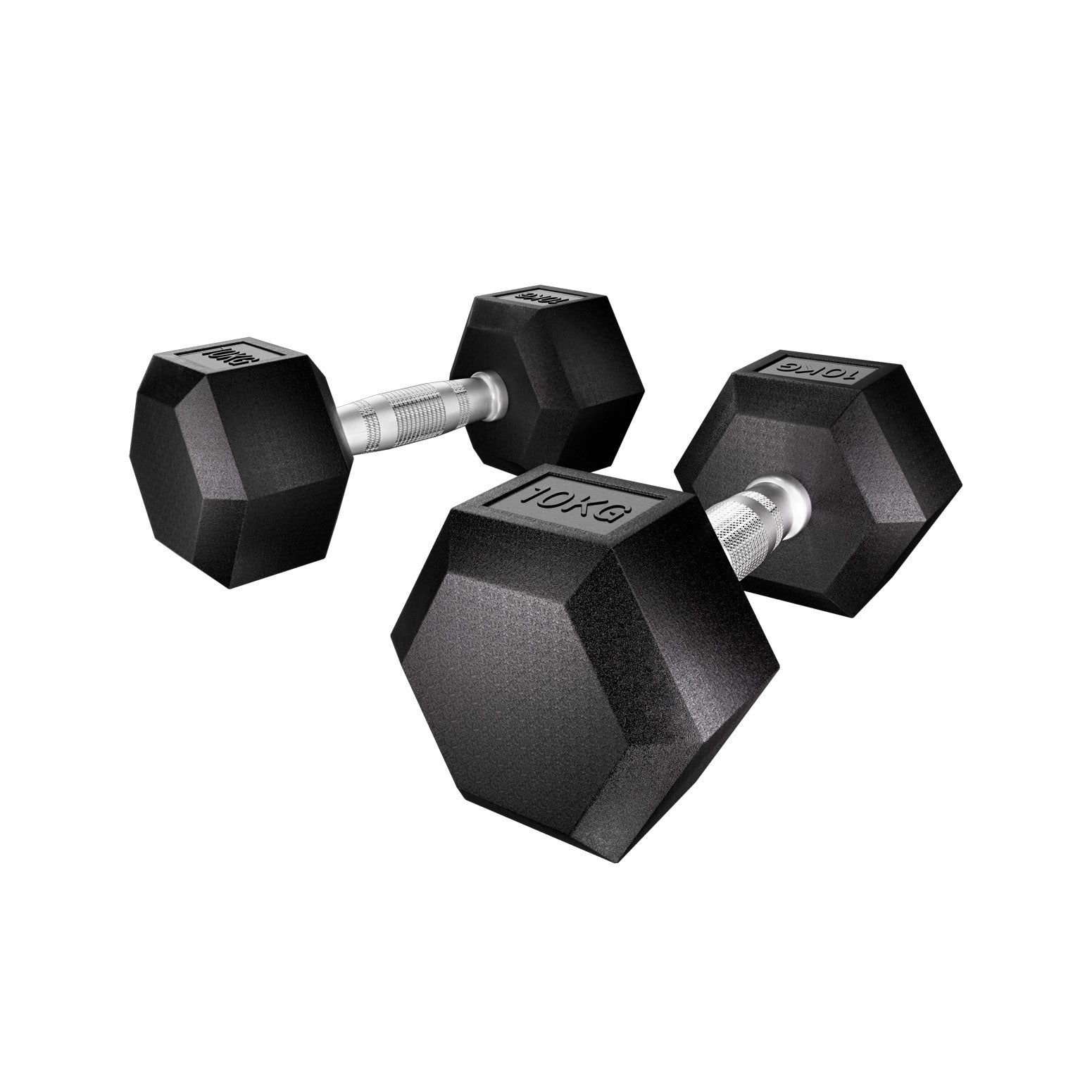 Everfit 20Kg Hex Set Weights Lifting Bench Gym Workout 2X10kg Dumbbells