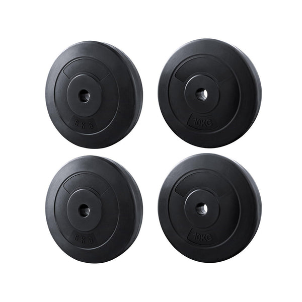 Everfit 30Kg Barbell Home Gym Press Fitness Exercise Weight Plates