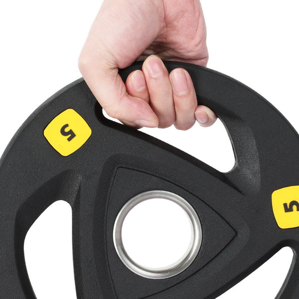 Everfit 5Kg Dumbbells Barbells Lifting Home Weight Plates