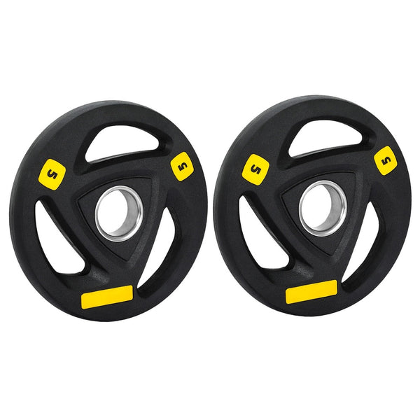 Everfit Olympic 5Kgx2 Dumbbells Barbells Lifting Home Weight Plates