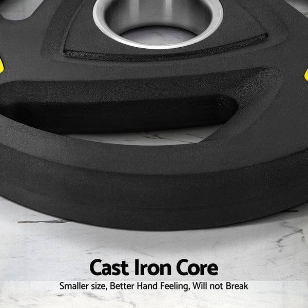 Everfit Olympic 5Kgx2 Dumbbells Barbells Lifting Home Weight Plates