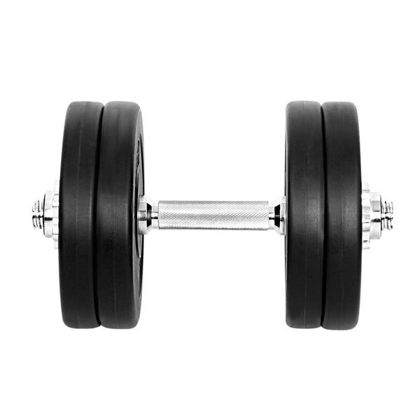 Everfit 25Kg Dumbbell Set Weight Plates Lifting Bench Dumbbells