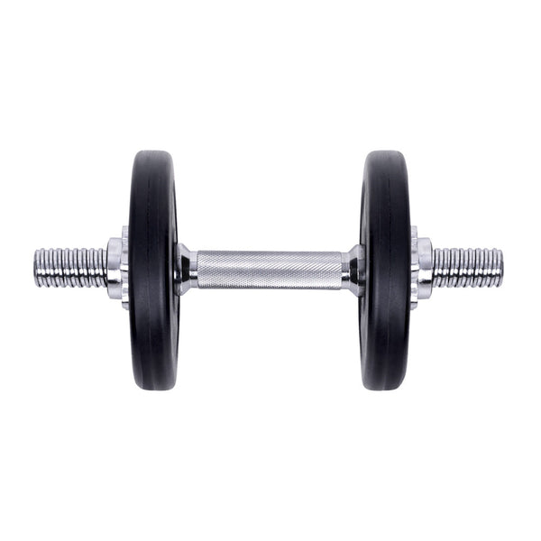 Everfit 10Kg Dumbbell Set Weight Plates Lifting Bench Dumbbells