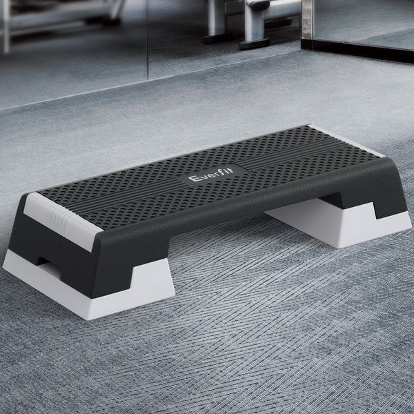 Everfit 3 Level Aerobic Step Adjustable Stepper For Home Workouts Step Machines