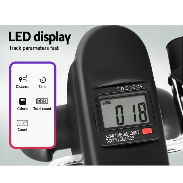 Everfit Mini Exercise Bike Pedal Exerciser Cardio Equipment Sports Fitness Exercise Bikes