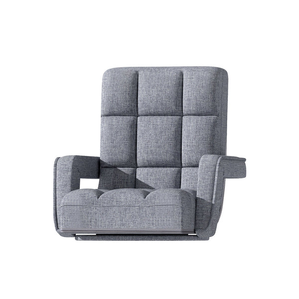 Artiss Floor Chair Lounge Sofa Swivel Grey Chairs