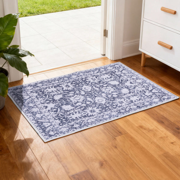 Artiss Floor Rug 50X80cm Doormat Soft Velvet Non Slip Bath Mat Small Rug Modern Rugs
