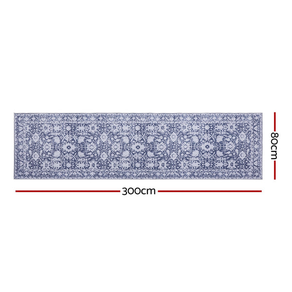 Flannel Fabric Floor Rug Soft Velvet Water Repellent Kitchen Hallway Runner Rugs