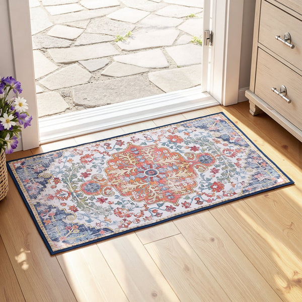 Artiss Floor Rug 50X80 Doormat Carpet Short Pile Non Slip Entryway Mat Bohemian Rugs