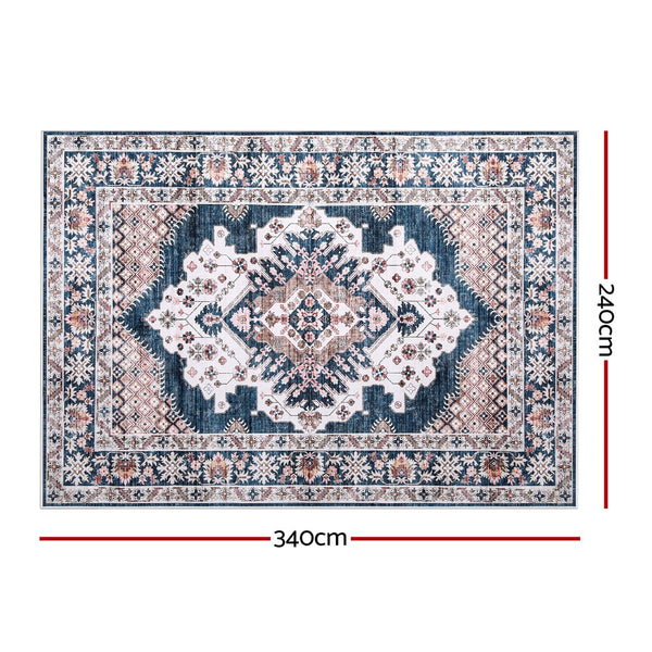 Artiss Floor Rug 240X340cm Large Washable Persian Area Rug Living Room Carpet Rugs
