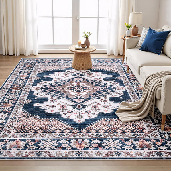 Artiss Floor Rug 240X340cm Large Washable Persian Area Rug Living Room Carpet Rugs