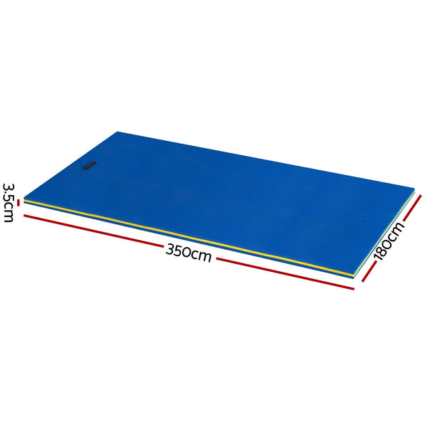 Weisshorn Floating Water Mat 3.5X1.8M Foam Pad Swimming Pool Platform Blue Inflatable & Kid Pools
