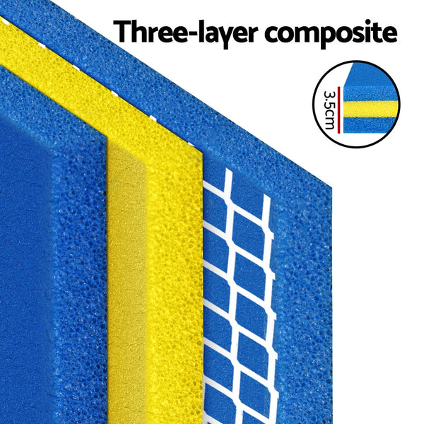 Weisshorn Floating Water Mat 3.5X1.8M Foam Pad Swimming Pool Platform Blue Inflatable & Kid Pools