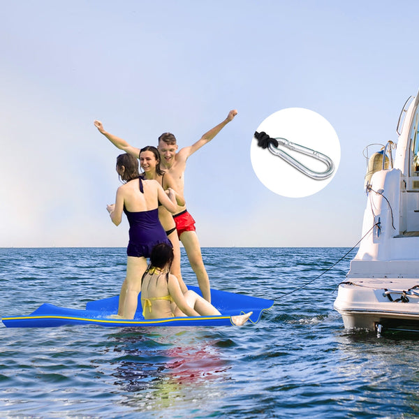 Weisshorn Floating Water Mat 3.5X1.8M Foam Pad Swimming Pool Platform Blue Inflatable & Kid Pools