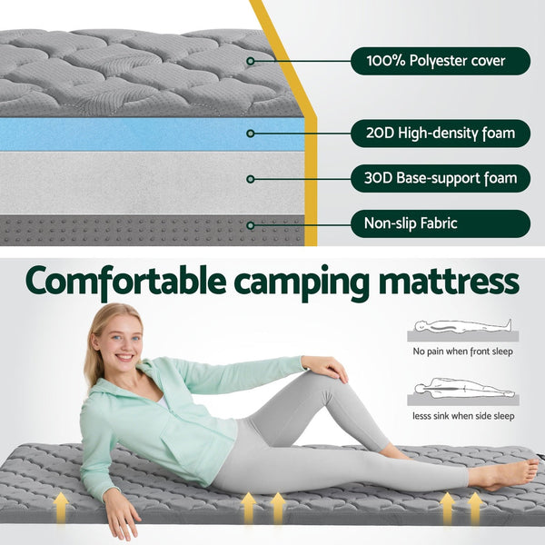 Giselle Single Foldable Camping Mattress Outdoor Sleeping Sleeping Mats