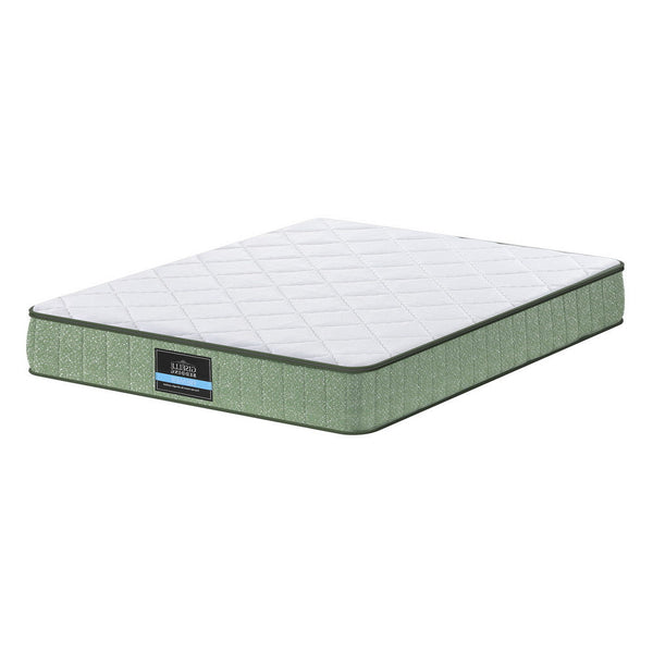 Giselle 25Cm Memory Foam Mattress Dual Layer Zipper Cover Cool Charcoal Foam Double Mattresses