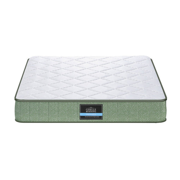 Giselle 25Cm Memory Foam Mattress Dual Layer Zipper Cover Cool Charcoal Foam Double Mattresses