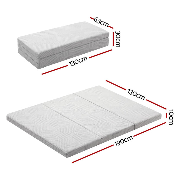 Giselle 3 Foldable Mattress Folding Foam Double Mattresses