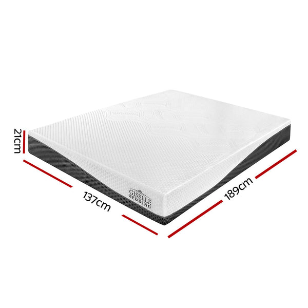 Giselle Bedding Memory Foam Mattress Bed Cool Gel Non Spring 21Cm Double Mattresses