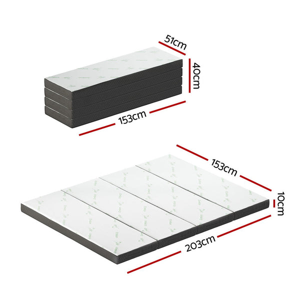 Giselle Foldable Mattress Folding Foam Queen Bamboo Mattresses