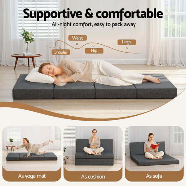 Giselle Foldable Mattress Folding Foam Double Mattresses