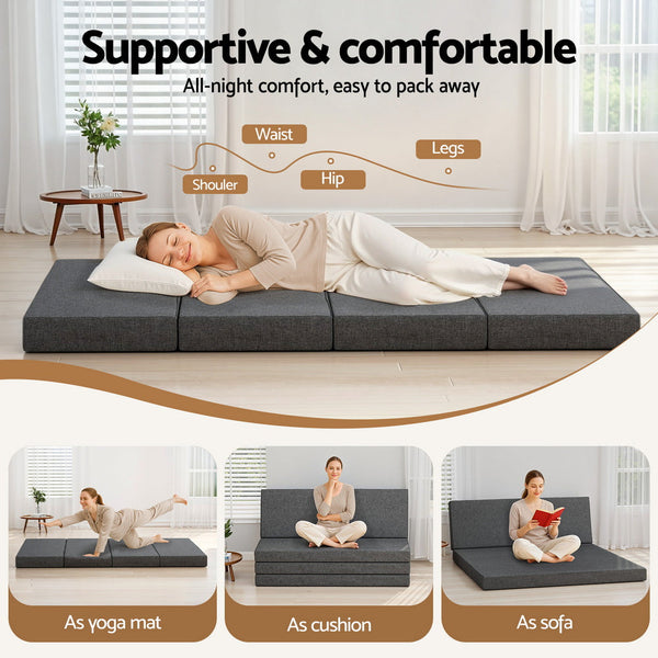 Giselle Foldable Mattress Folding Foam Queen Mattresses
